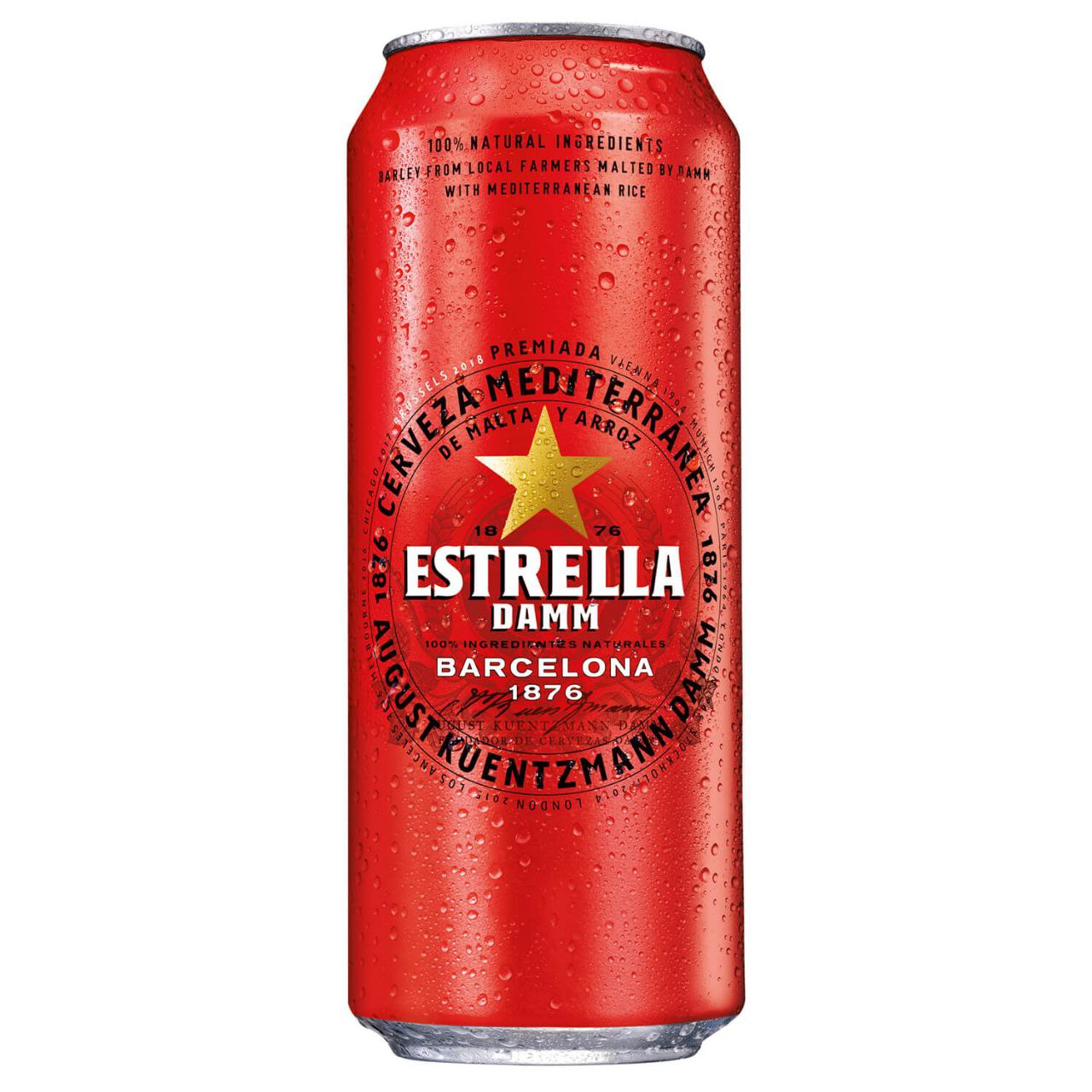 Пиво Estrella Damm Barcelona світле 4.6% 0.5 л з/б